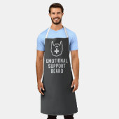 Funny Mannen Emotional Support Beard Joke Gift Schort