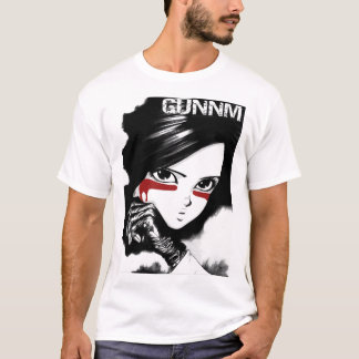 Funny Mannen Gunnm Gally Alita Battle Angel Geweld T-shirt