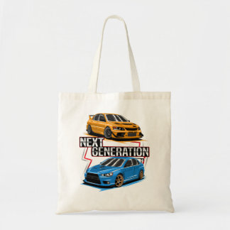 Funny Mannen Lancer Next Generation 9 and 10 Tote Bag