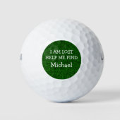 Funny Mannen Lost Golf Balls Golfballen (Voorkant)
