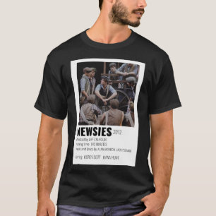 Funny Mannen Newsies die Broadway Musical Poster s T-shirt