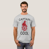 Funny Mannen T-Shirts, CAPTAIN COOL T-shirt (Voorkant volledig)