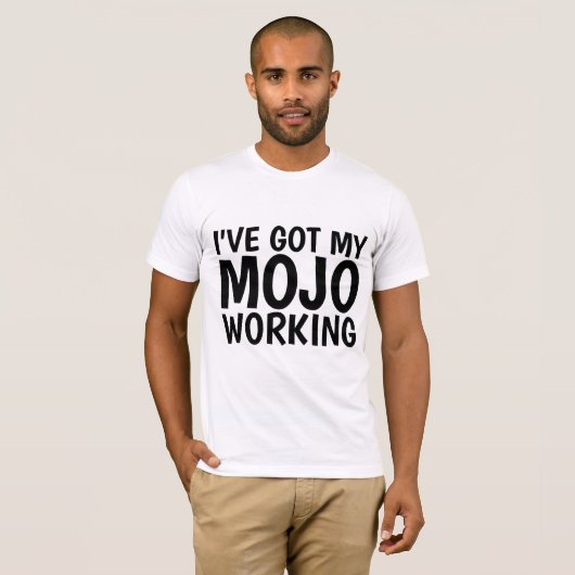 Funny Mannen T-shirts, MOJO T-shirt (Voorkant volledig)