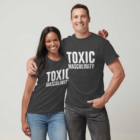 FUNNY MANNEN T-Shirts TOXIC MASCULINITY (Unisex)