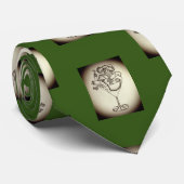 Funny Mannen's kerstStropdas Stropdas (Opgerold)