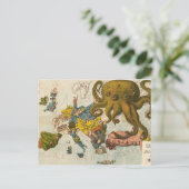 Funny Map of Europe Briefkaart (Staand voorkant)