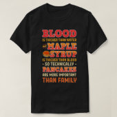 Funny Maple Syrup Farmer Sugar Maker Boerderij T-shirt (Design voorkant)