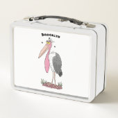 Funny marabou stork cartoon (Achterkant)