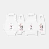 Funny marabou stork cartoon bedankdoosjes (Uitgevouwen)