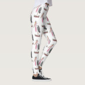 Funny marabou stork cartoon leggings (Rechts)
