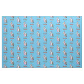 Funny marabou stork cartoon stof (Fat Quarter)