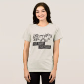 Funny Marathon 26 mijl 385 meter Tri-Blend Shirt (Voorkant volledig)