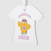 Funny Marathon Chick Ornament (voorkant)