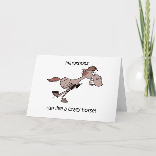 Funny marathon kaart (Voorkant)