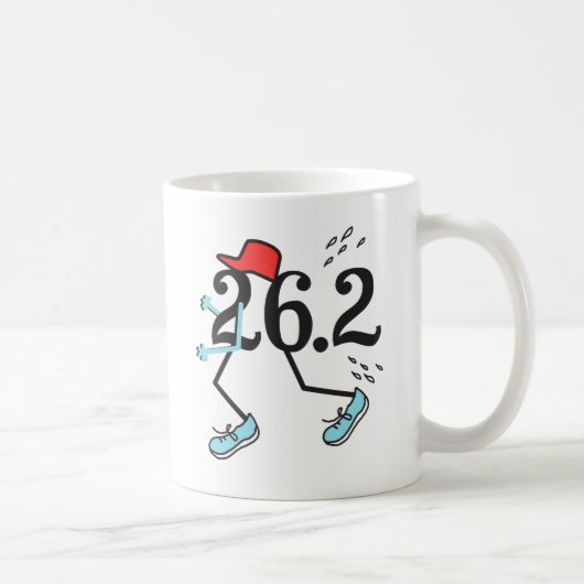 Funny Marathon Runner 26.2 - Gifts for Runners Koffiemok (Rechts)