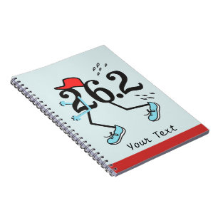Funny Marathon Runner 26.2 - Gifts for Runners Notitieboek