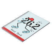Funny Marathon Runner 26.2 - Gifts for Runners Notitieboek (Linkerzijde)