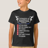 Funny Marathon Runner Humor Marathoner T-shirt (Voorkant)