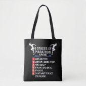 Funny Marathon Runner Humor Marathoner Tote Bag (Voorkant)