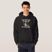 Funny Marathon Runner Mannen Women marathon Runnin Hoodie (Voorkant volledig)