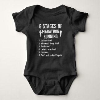 Funny Marathon Runner Quote Athlete Romper