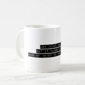 Funny Marathon Runner Quote Gift Koffiemok (Voorkant links)