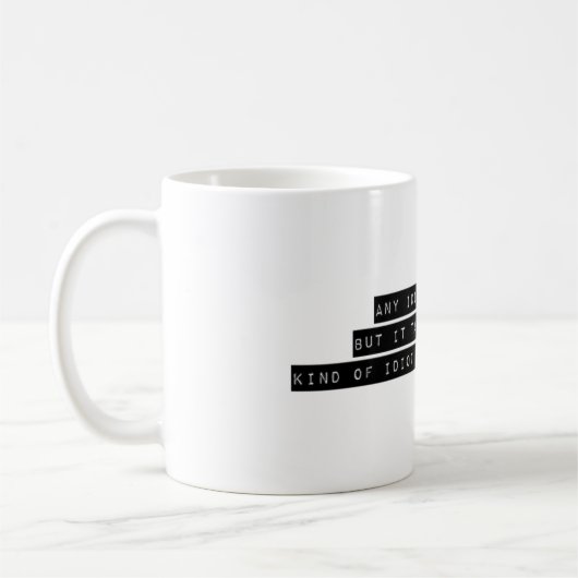 Funny Marathon Runner Quote Gift Koffiemok (Links)