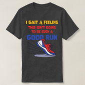 Funny Marathon Running and Cross Country Runner Ru T-shirt (Design voorkant)