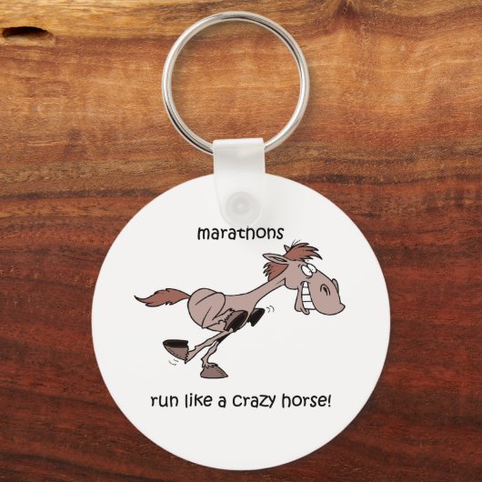 Funny marathon sleutelhanger (Voorkant)