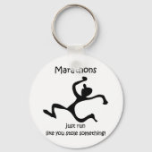 Funny marathon sleutelhanger (Voorkant)
