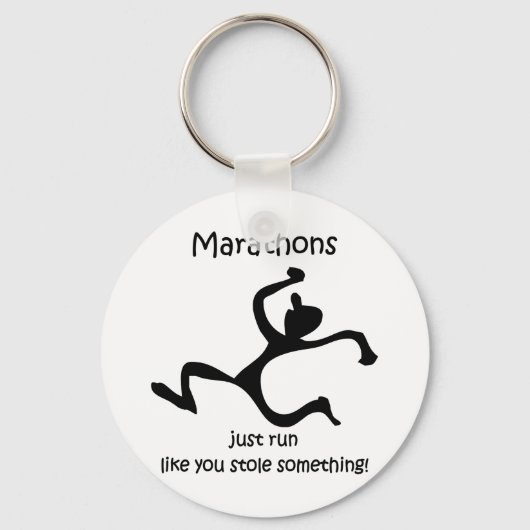 Funny marathon sleutelhanger (Voorkant)