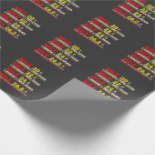 Funny Marathoner Runner Thoughts Running Joke Cadeaupapier (Hoek)