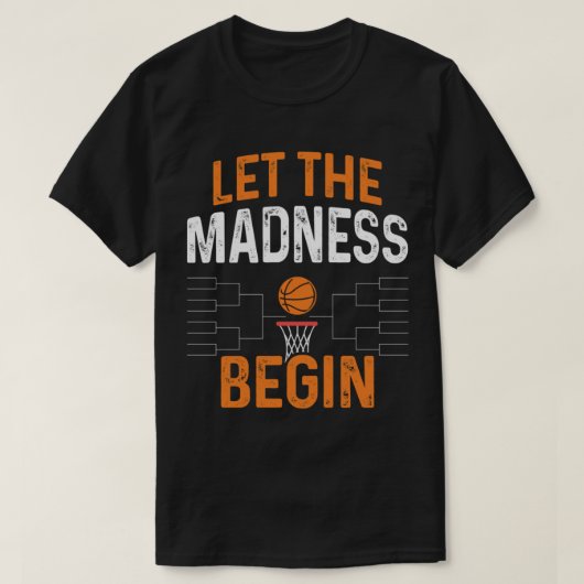 Funny March Basketball Gift, Cute March Bball Tour T-shirt (Design voorkant)