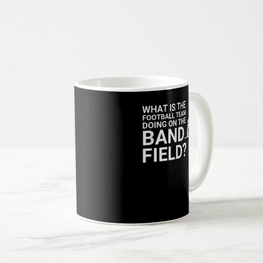 Funny Marching Band Field Funny Clarinet Tuba Drum Koffiemok (Voorkant rechts)