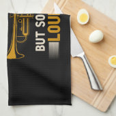 Funny Marching Band Trumpeter Humor Theedoek (Quarter Fold)