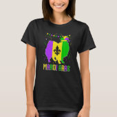 Funny Mardi Gras American Eskimo Dog Dad Mom Mardi T-shirt (Voorkant)