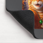 Funny Mardi Gras Cat Dachshund Selfie Squad  Muismat (Hoek)