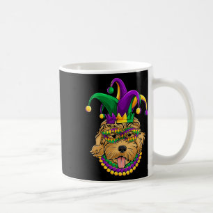 Funny Mardi Gras Dog Apparel Koffiemok