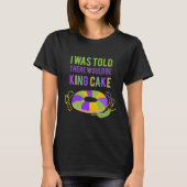 Funny Mardi Gras King Cake T-shirt (Voorkant)