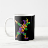 Funny Mardi Gras Outfit Dabbing Jester New Orleans Koffiemok (Links)