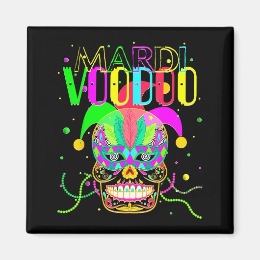 Funny Mardi Gras Shirt New Orleans Shirts Mardi Gr Magneet (Voorkant)