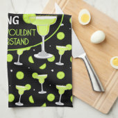 Funny Margarita Quote Cocktail Lover Theedoek (Quarter Fold)