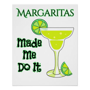 Funny Margaritas deed het Perfect Poster