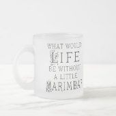 Funny Marimba Music Quote Matglas Koffiemok (Links)