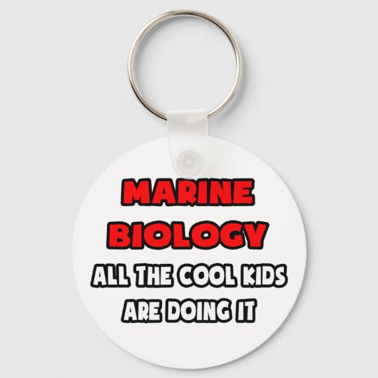 Funny Marine Biologist Shirten en Gifts Sleutelhanger (Voorkant)