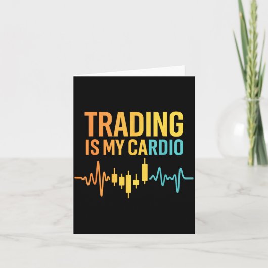 Funny Market For Trader Dad, Trading Quotes Stocks Kaart (Voorkant)