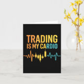 Funny Market For Trader Dad, Trading Quotes Stocks Kaart (Gele Bloem)
