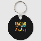 Funny Market For Trader Dad, Trading Quotes Stocks Sleutelhanger (Voorkant)