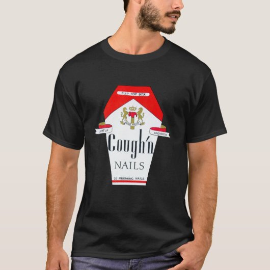 Funny Marlbro Cigarette Quit Smoking T-shirt (Voorkant)