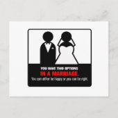 Funny Marriage Briefkaart (Voorkant)